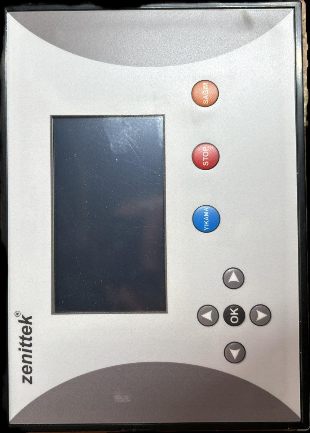 OTOMATİK YIKAMA KUMANDA EKRANI